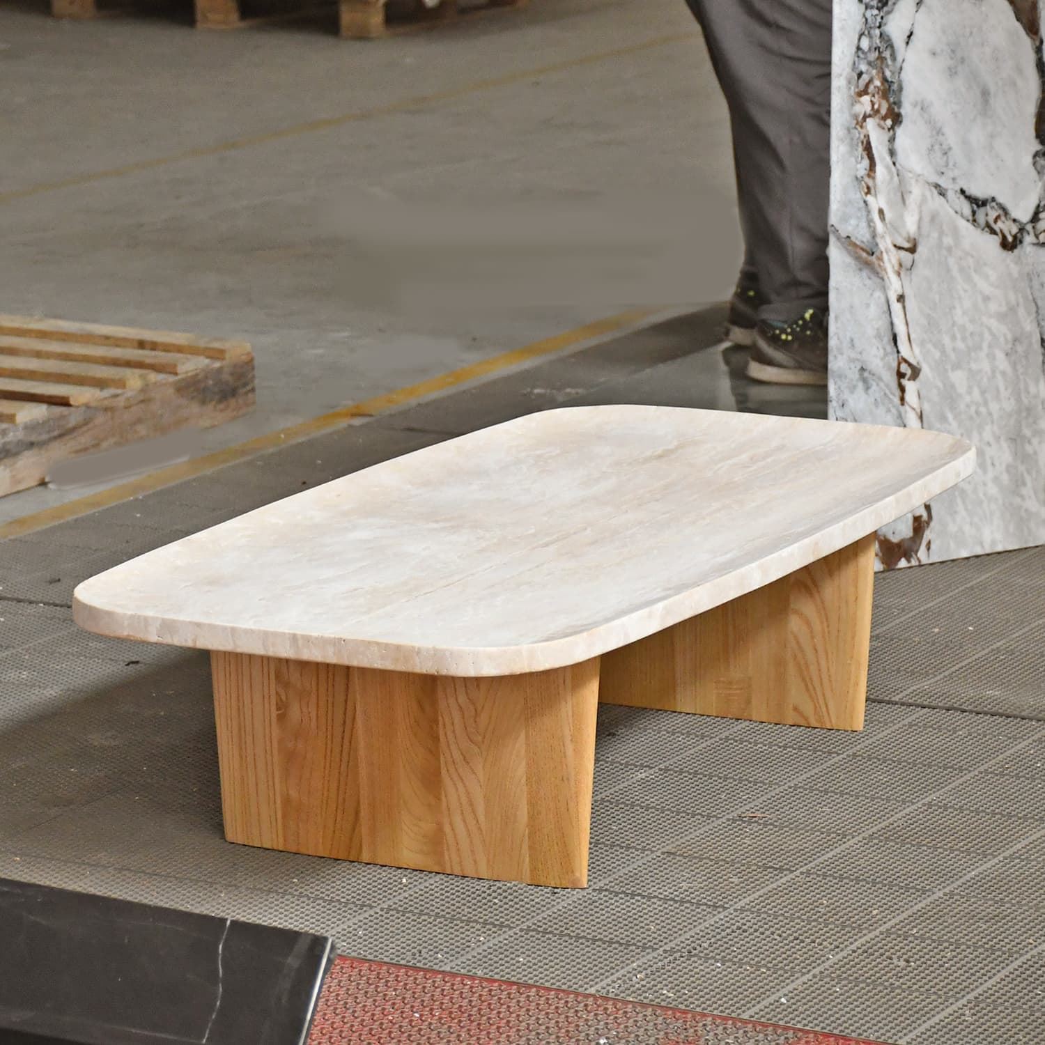 Mesa auxiliar 2 patas rectangular - Imagen 3